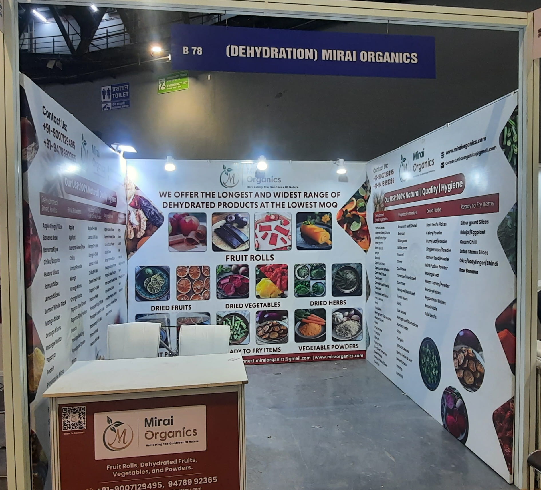 Mirai Organics at World Food India 2024