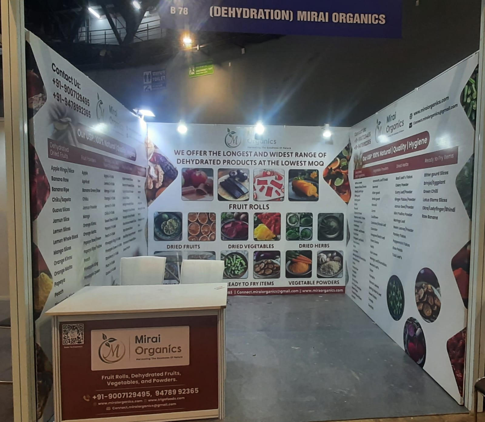 Mirai Organics at World Food India 2024